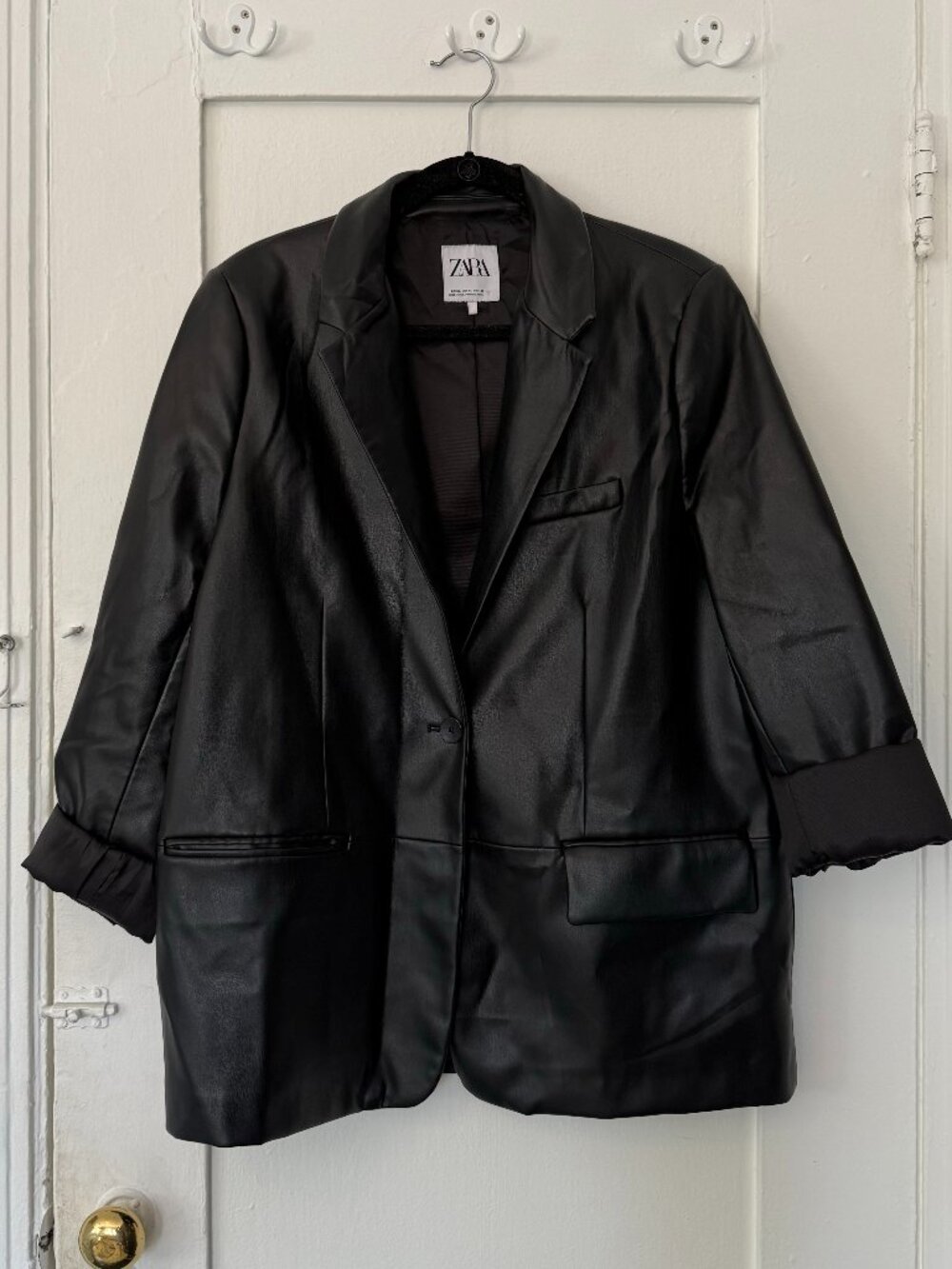 Zara Faux Leather Jacket